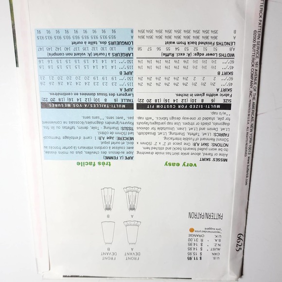 Vintage | A-line Skirt Sewing Pattern - Picture 4 of 5